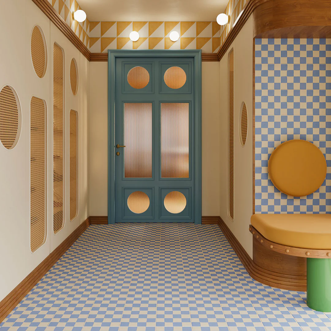 Blue Checkers - Slim Line - Image 5