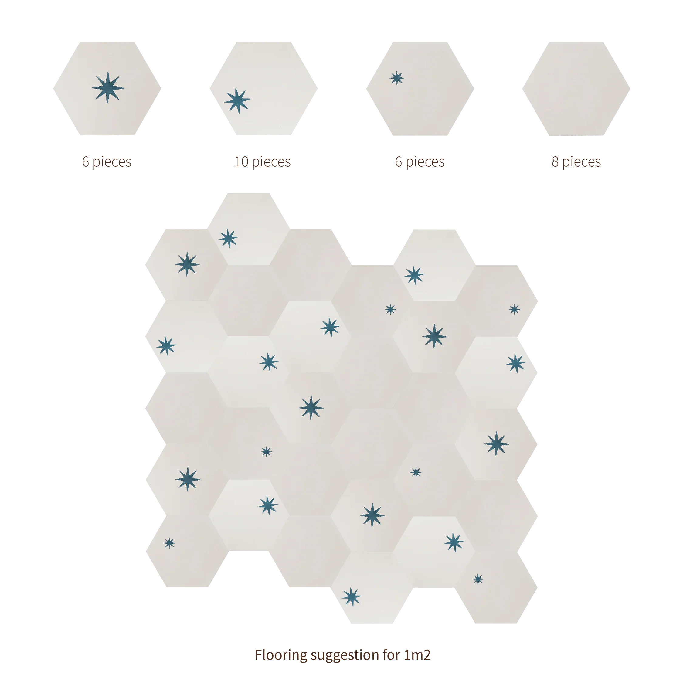 Starry Night Dirty White - Slim Line - Image 3